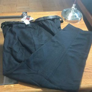 Briggs black dress pants 22W petite NWT